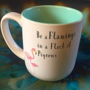 Feel Good Mug “be a flamingo in a flock of pigeons